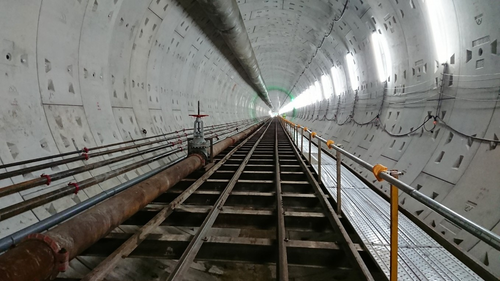 Đường hầm metroline dưới lòng đất Sài Gòn 
